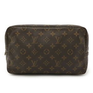 LOUIS VUITTON Brown Monogram Pouch